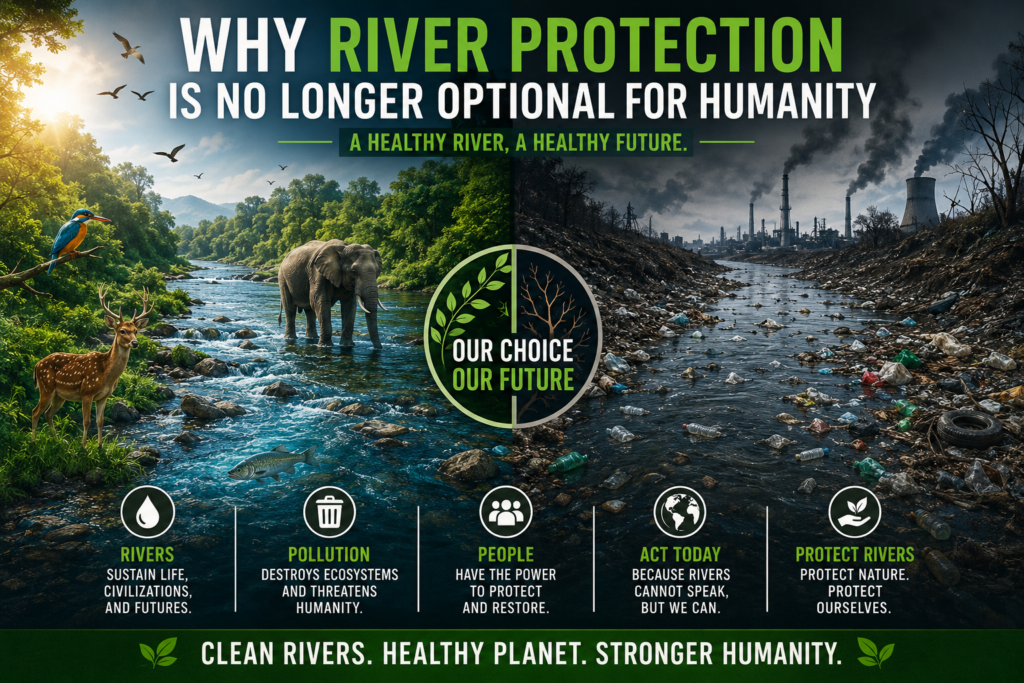 rivers are dying in front of us